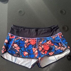 Lululemon Athletica Speed Shorts - great condition- low rise